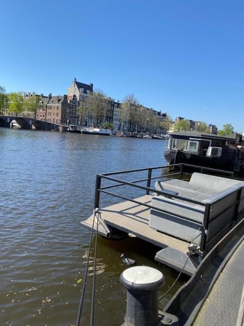 Houseboat Amstel River Studio Amesterdão Exterior foto